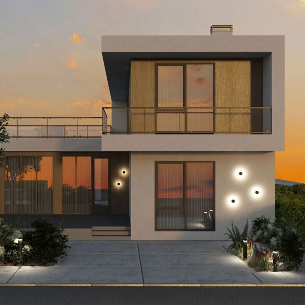 Наземный низкий светильник Denkirs  DK9816-BK