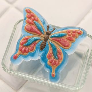 Бабочка-4, пластиковая форма для мыла