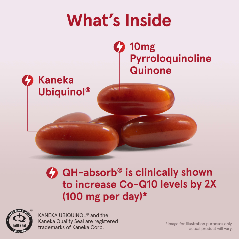 Jarrow Formulas, QH-Absorb + PQQ, 60 капсул