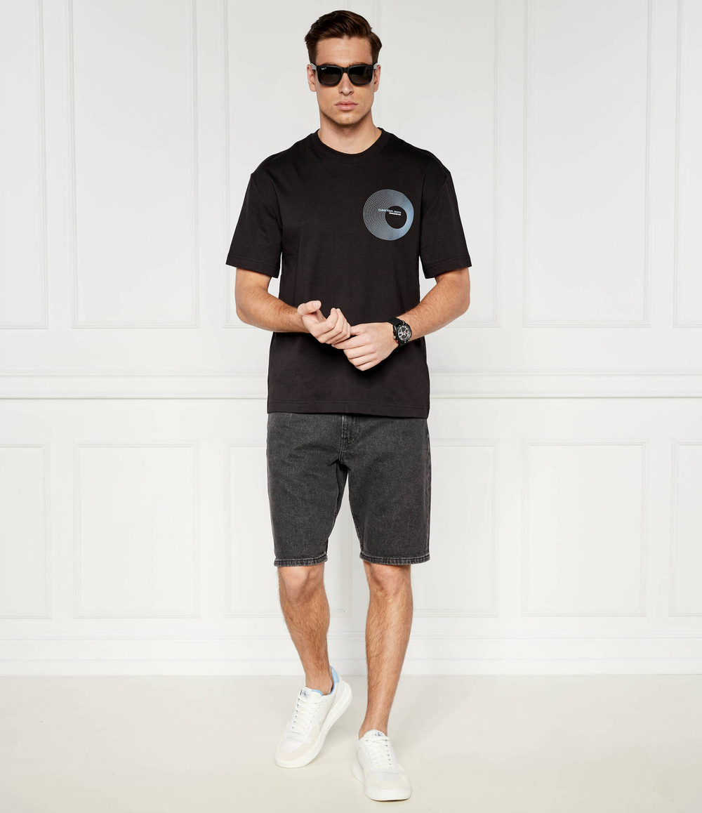 Футболка CIRCLE FREQUENCY CALVIN KLEIN JEANS - черный(J30J325200)