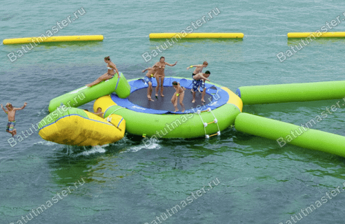 Элемент аквапарка «Буй» материал ПВХ 0,6 мм/800 гр. м, размеры 6×0,68×0,68 м