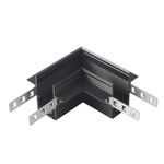 Соединитель для магнитного встраиваемого шинопровода для ГКЛ12,5 мм угловой Crystal Lux CLT 0.223 11 BL