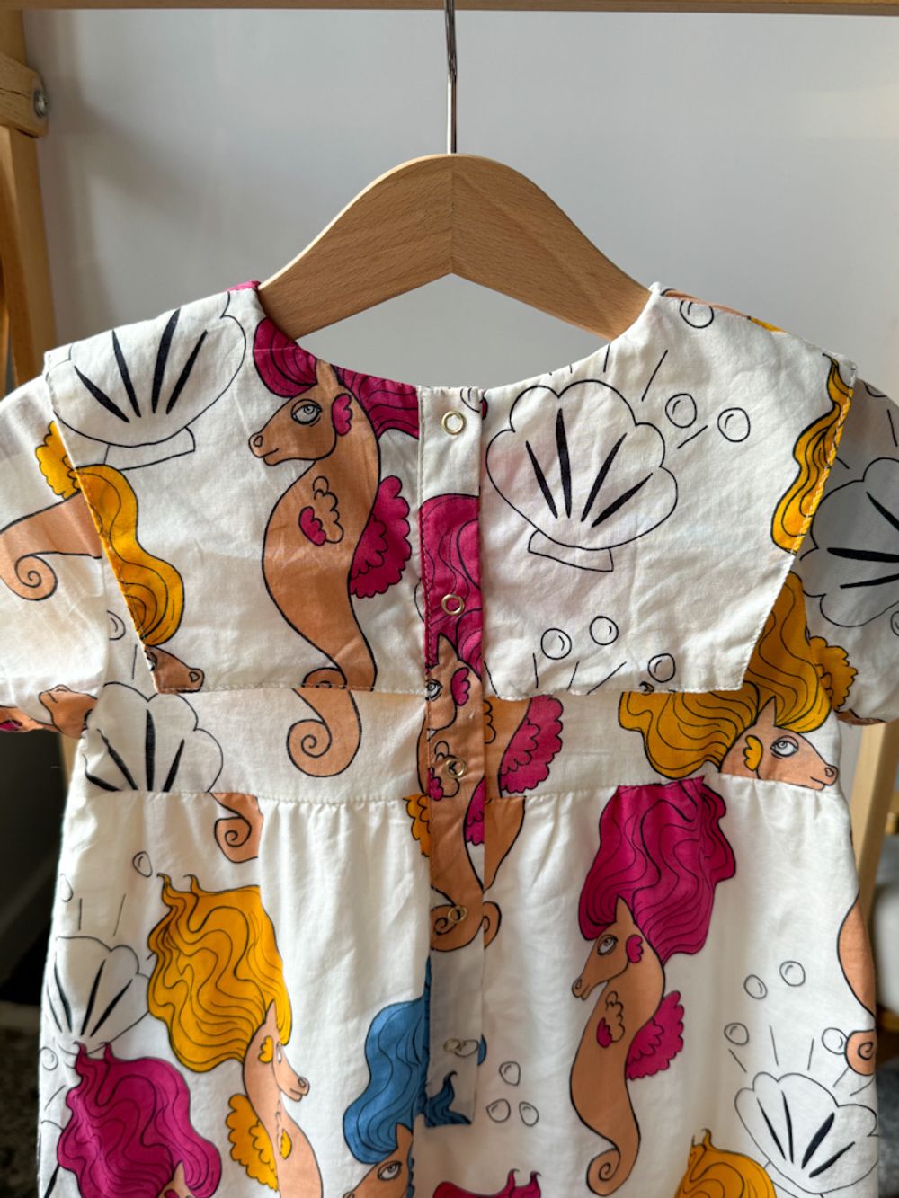 Хлопковое платье Mini Rodini, 86