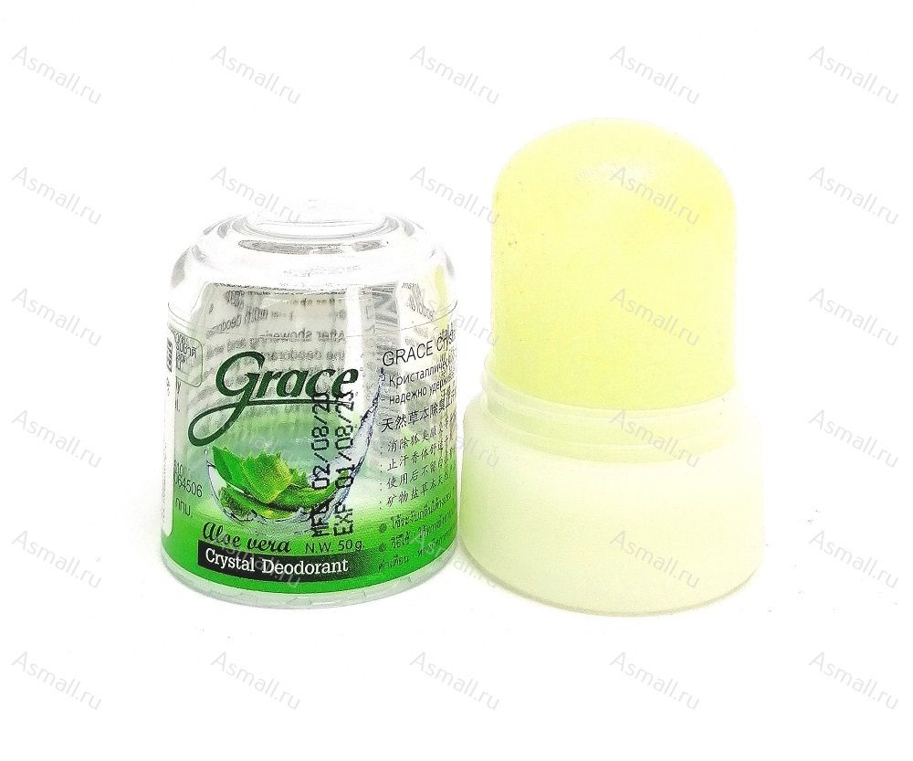Кристаллический дезодорант алоэ, Grace (Грейс), Таиланд, 50 гр.