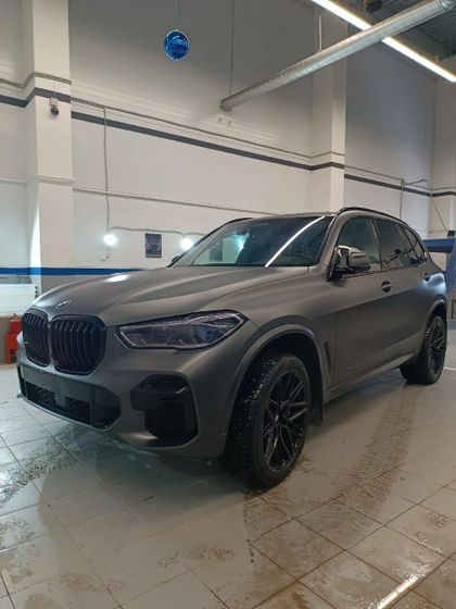 Пленка матовая серая графит Cold Gray Carbins