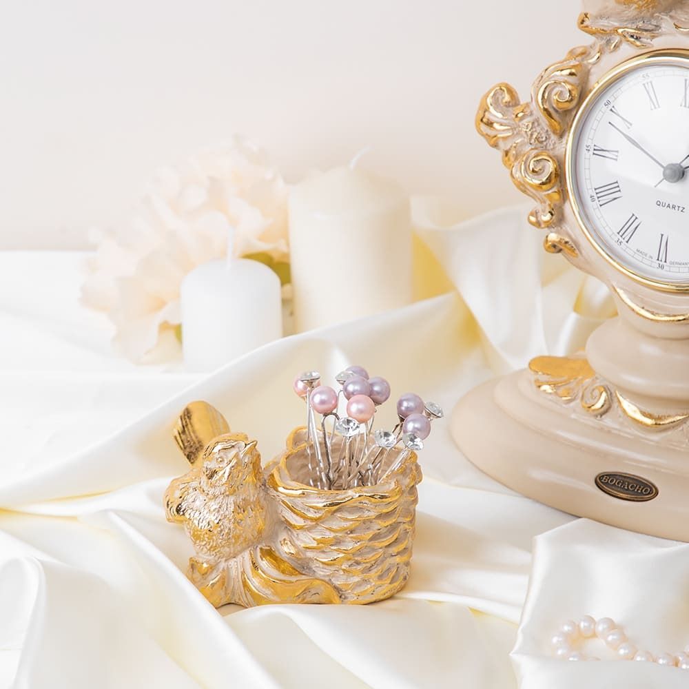 Держатель для зубочисток Птичка Терра Айвори