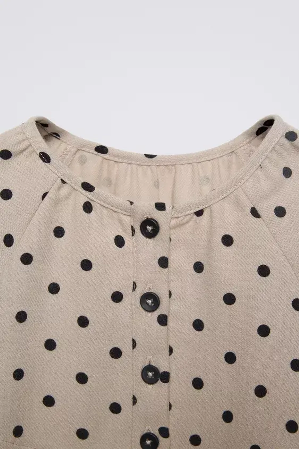 ZARA ПЛАТЬЕ В ГОРОШЕК, РЫЖЕВАТО-КОРИЧНЕВЫЙ