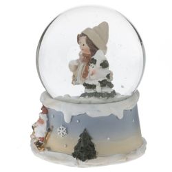 GAEM Фигурка декоративная "Дети" в стекл шаре, L7 W6,5 H8,5 см, 2в.