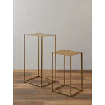 Набор из 2-х столиков Bergenson Bjorn Mayen Gold, золотистые