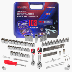 Набор инструментов 108пр. 1/4'', 3/8''(6гр.) YATAFORCE YF-41082-5DS