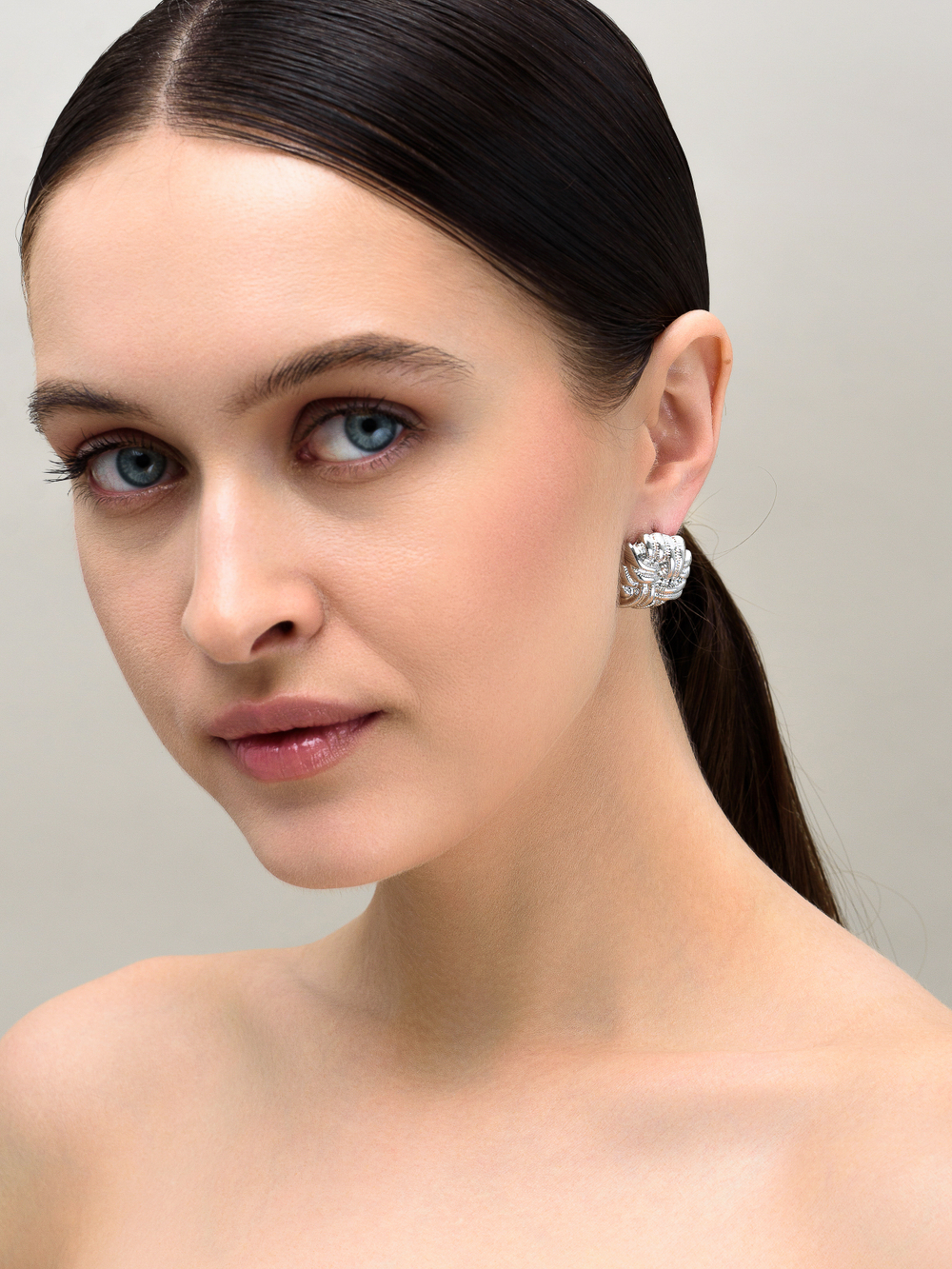 Серьги "Tangle" Silver