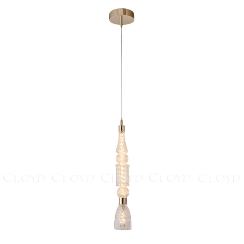 Подвесной светильник Cloyd LACONIA P1 / выс. 60 см - золото (арт.11632)