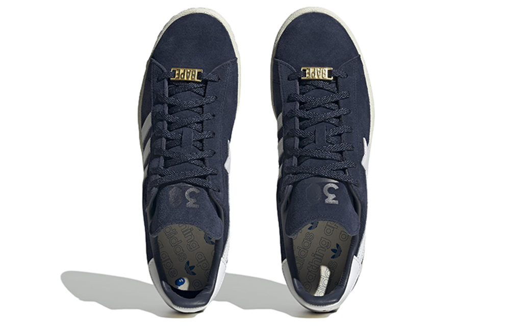 Adidas Originals x Bape Campus 80 "Collegiate Navy" sneakers