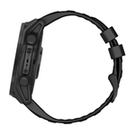 Спортивные часы Garmin tactix 8, 51 мм, Solar, чёрный силиконовый ремешок Безель из титана, дисплей Solar со стеклом Power Sapphire. Ремешок с классической застёжкой — на запястье обхватом 127–210 мм