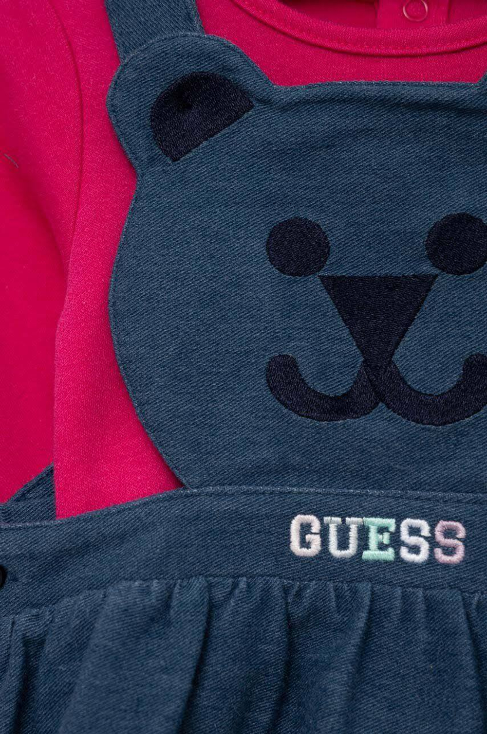 Боди + сарафан трикотажный GUESS Фуксия//Синий (Девочка)