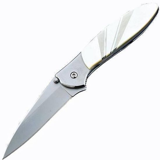 Складной нож Santa Fe Leek SF/JS66PP с клинком из стали Sandvik™ 14C28N, рукоять нерж.сталь