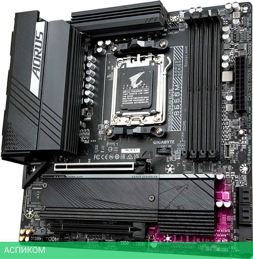 Материнская плата GigaByte B650M Aorus Elite DDR5