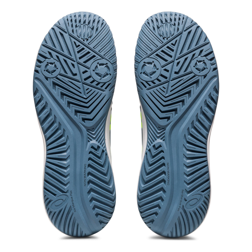 Детские теннисные кроссовки ASICS Gel-Resolution 9 GS All Court Shoe Kids - Dark Blue, Neon Green