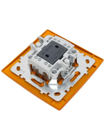 Выключатель 3-кл Nilson Touran Орех