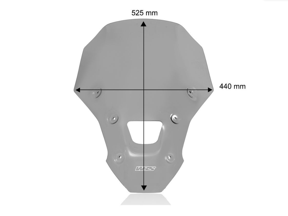 WRS Ветровое стекло Caponord Honda Africa Twin CRF 1100 L Adventure Sports затемненное