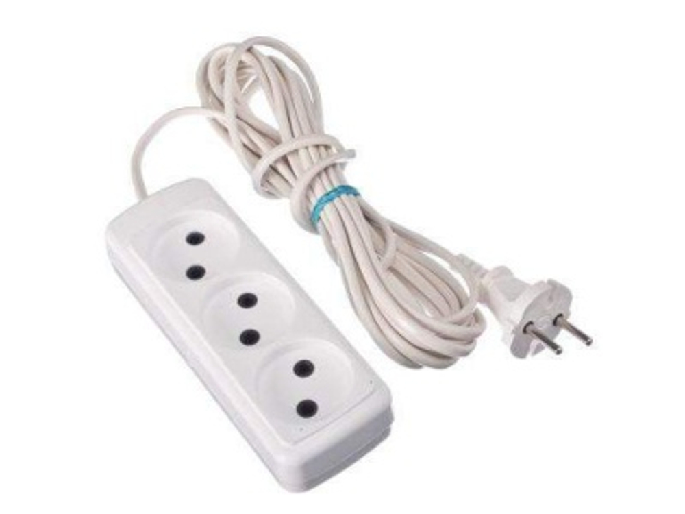 Удлинитель 3 гнезда Р16-010 ШВВП2*0,75 3м (45шт/кор)