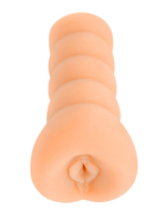 Телесный мастурбатор в виде вагины с узким входом (Цвет: телесный)