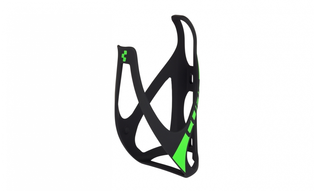 Флягодержатель CUBE Bottle Cage HPP  matt blackґnґclassic green cube13018