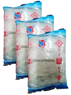 Лапша крахмальная Фунчоза 140 г * 3 шт