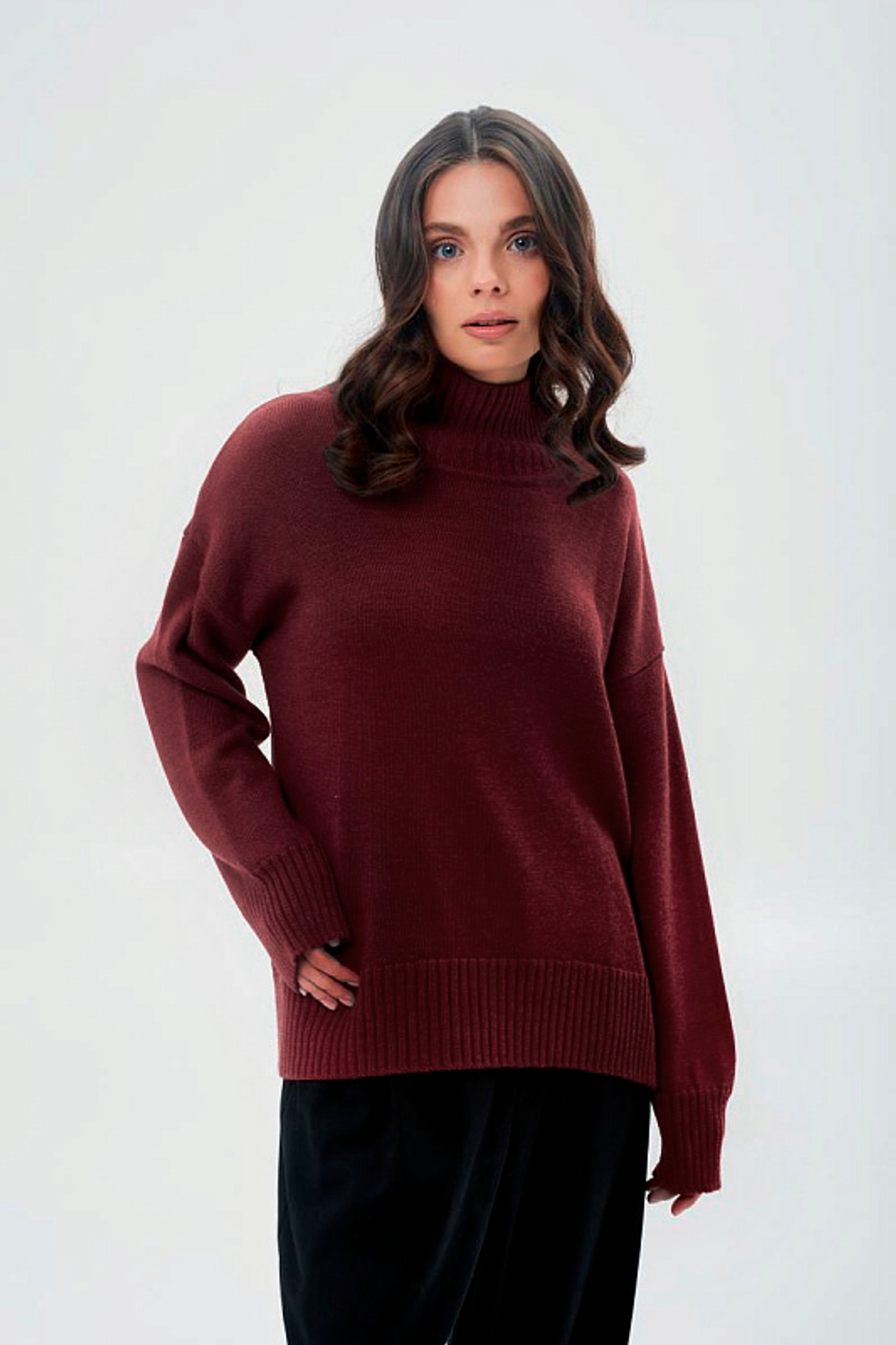 Джемпер Т077-16 бордо