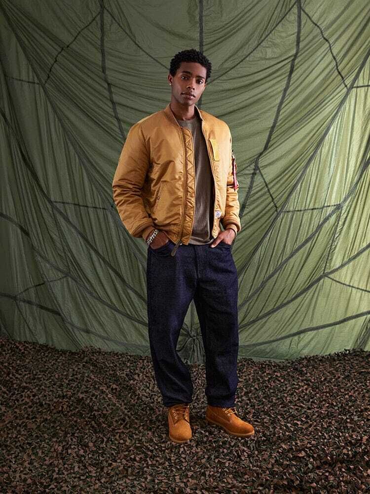 Бомбер Alpha Industries MA-1 Mod Bronzed Brown