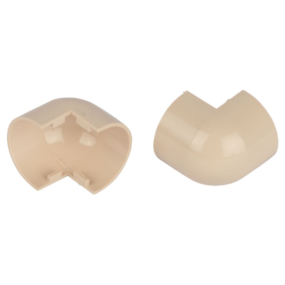 Внешний угол ЭРА OC-KK-20-12-B для полукруглого кабель-канала бежевый 20х12мм 2шт/комплект