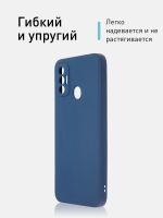 Чехол ROSCO для Tecno Spark 7 оптом (арт. TCN-S7-COLOURFUL-BLUE)