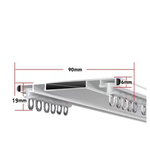 Ультратонкий алюминиевый карниз для штор, потолочный