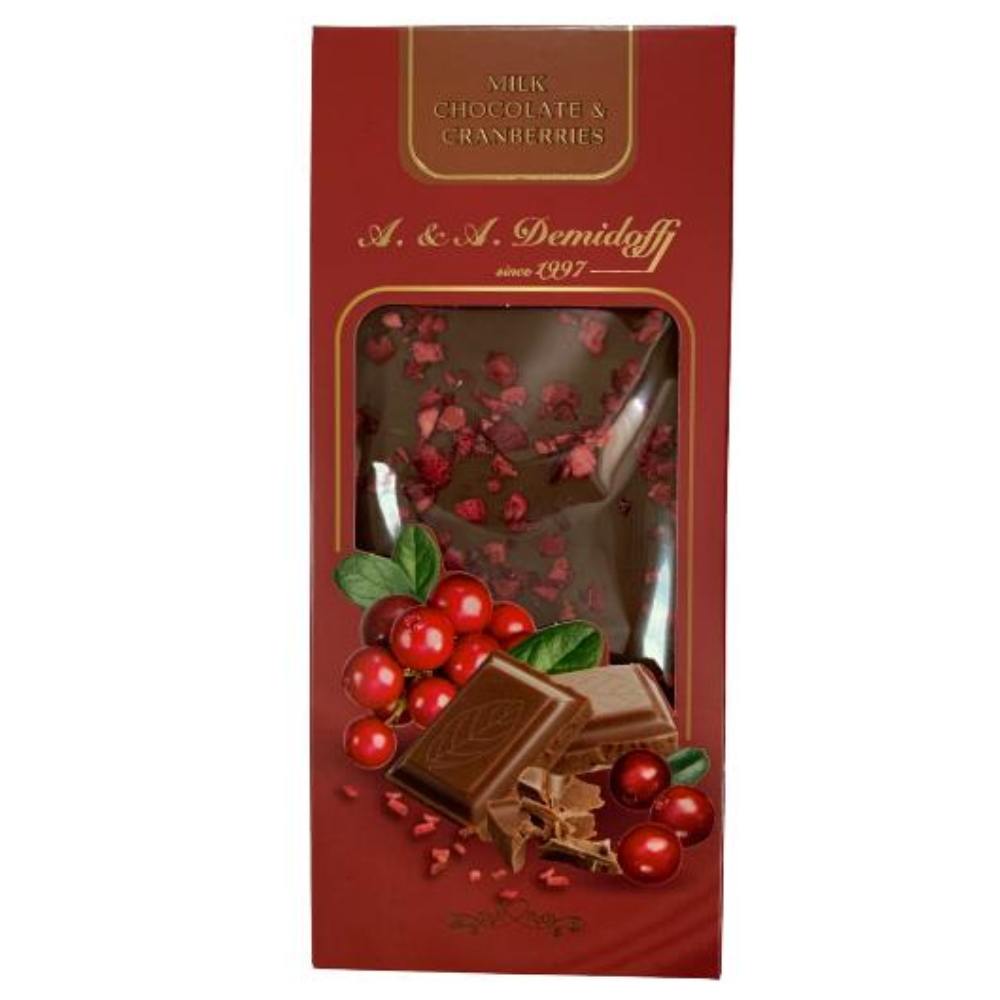 Шоколад Davidoff с клюквой 90 гр
