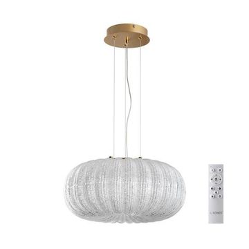 7720/36L PIKO LED SN 031 Светильник металл/стекло/прозрачный/золотой LED 36Вт 3000-6500K D400 IP20 пульт ДУ ANGELO