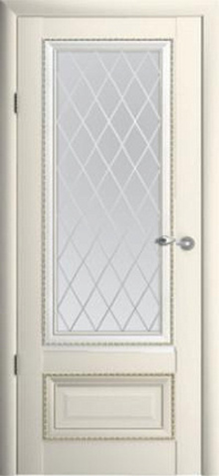 Межкомнатные двери Версаль 1, Vinyl, Ваниль