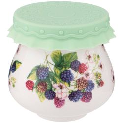 БАНОЧКА С СИЛИКОНОВОЙ КРЫШКОЙ LEFARD "ЕЖЕВИКА" 300 МЛ (КОР=36ШТ.)