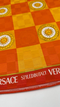 Платок оранжевый Versace