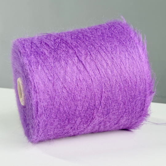 Пряжа Ilaria Aurora (67% супер кид мохер 28% па 5% меринос) 1000м/100 гр, фиалковый