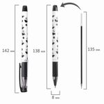 Ручка шариковая масляная с грипом BRAUBERG BLACK&WHITE Coffee, СИНЯЯ, игольчатый узел 0,7 мм, линия письма 0,35 мм, 142957, OBP321