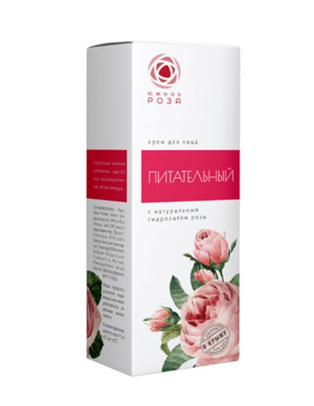 Крем для лица "Питательный" с гидролатом розы