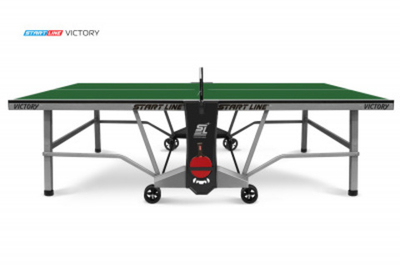 Стол теннисный VICTORY Indoor Зелёный, Синий  для помещений