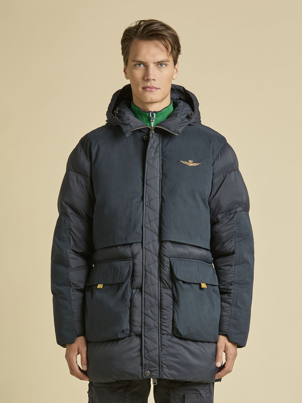 Пуховик мужской Pilot Supplier AERONAUTICA MILITARE