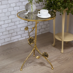 Столик декоративный Роза Сангрия Каштан