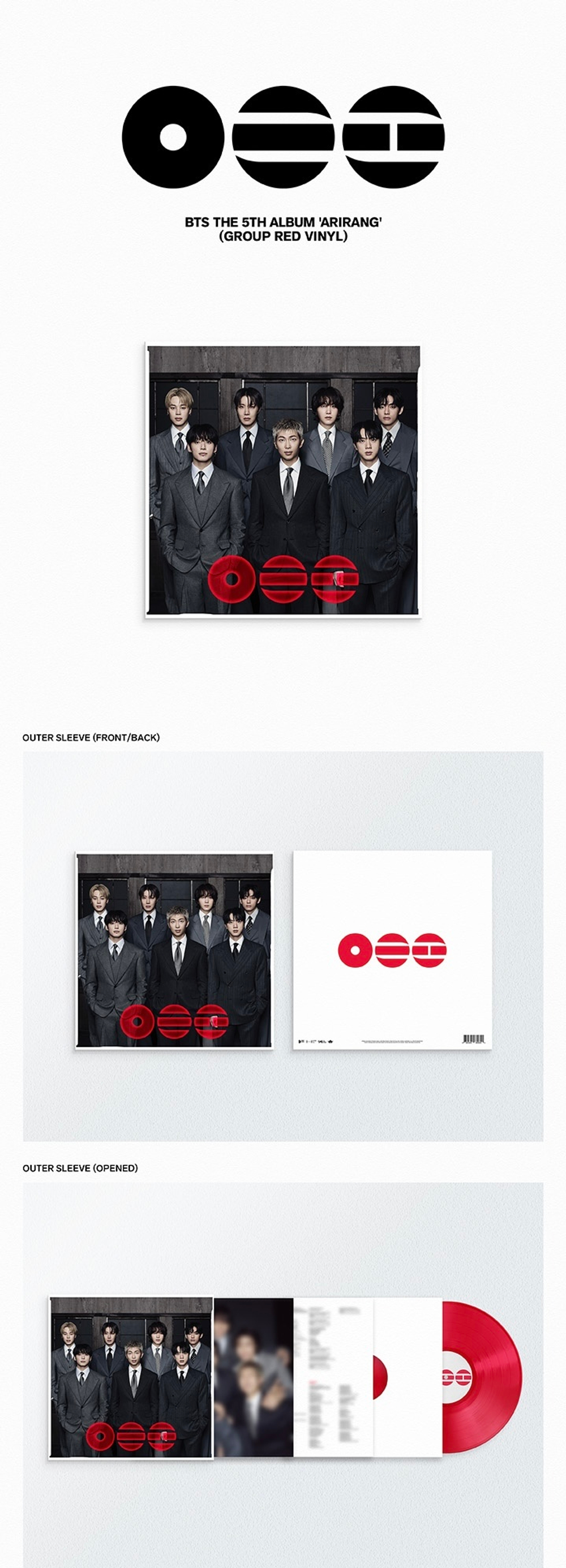 Альбом BTS - ARIRANG (Standard Vinyl)