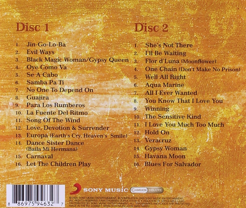 Santana / Carnaval: The Best Of Santana (2CD)