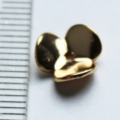 Бусины\шапочка люкс позолота 9мм