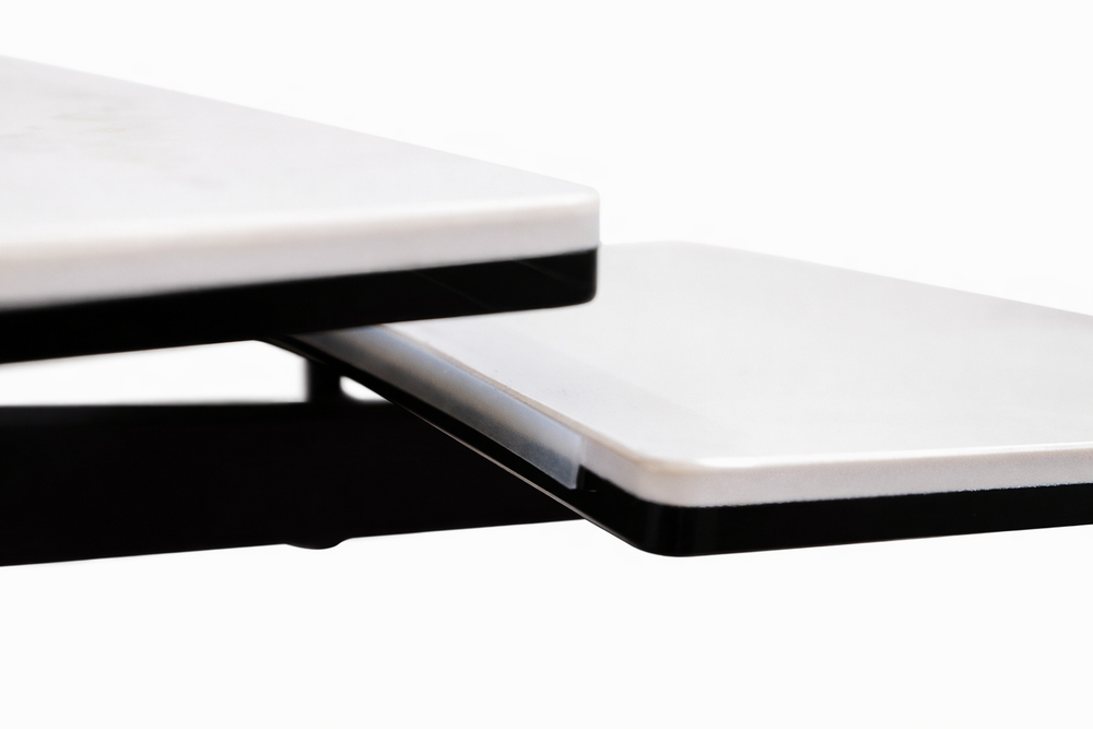 Стол из керамогранита 140 (+30) (+30) цвет Finis Pol