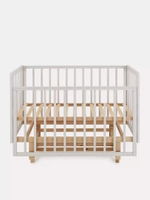 Кроватка детская Rant Indy Pro Crystal Beige маятник универсальный, автостенка