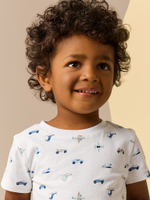 Футболка и шорты в комплекте для мальчика Next E63-605, Белый, Серый